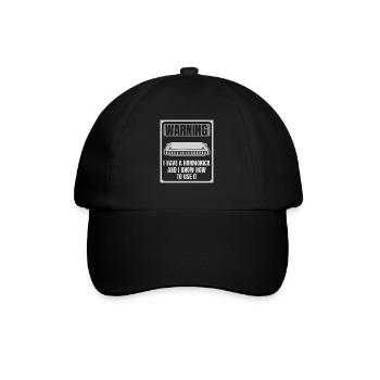 J'ai un harmonica et je sais comment l'utiliser - Casquette classique - noir/noir - Devant
