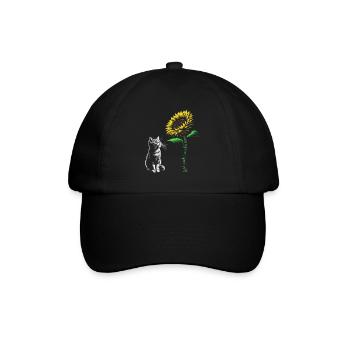 Best Cat Uncle Ever - Baseballkappe - Schwarz/Schwarz - Vorne
