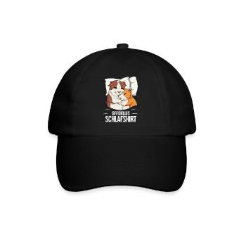 Chemise de nuit officielle cochon d’Inde - Casquette classique - noir/noir - Devant