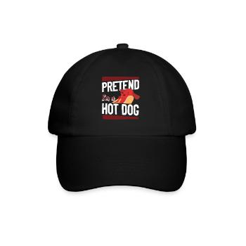 Hot Dog Adulte Faire semblant d’être un Hot - Casquette classique - noir/noir - Devant