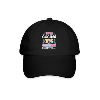 geschenk schwangersCousine werden Cousine 2024 - Baseballkappe - Schwarz/Schwarz - Vorne
