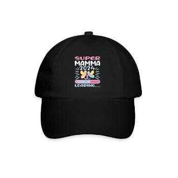 Super Mamma 2024 Loading - Baseball Cap - black/black - Front