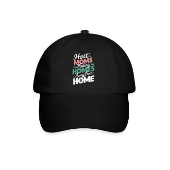 Mère d’accueil Étudiant d’échange Famille d’accueil Parent d’accueil - Casquette classique - noir/noir - Devant