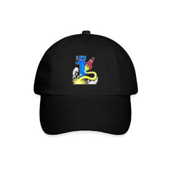 1 Year Birthday Boy Gift - Baseball Cap - black/black - Front