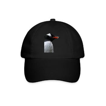 Penguin - Baseball Cap - black/black - Front