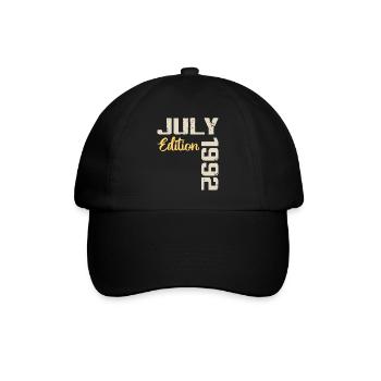 Juillet 1992 Chemise D’anniversaire Juillet 1992 - Casquette classique - noir/noir - Devant