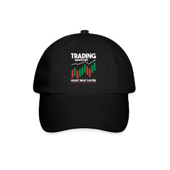 Trading Crypto Stock Market Investor Day Trader - Casquette classique - noir/noir - Devant