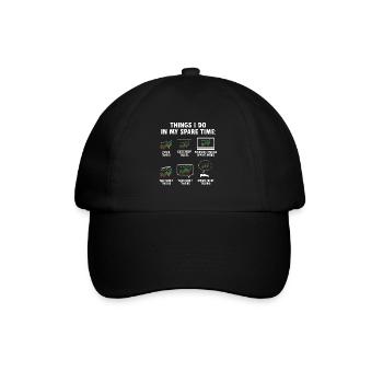Trading Crypto Stock Market Investor Day Trader - Baseball Cap - black/black - Front
