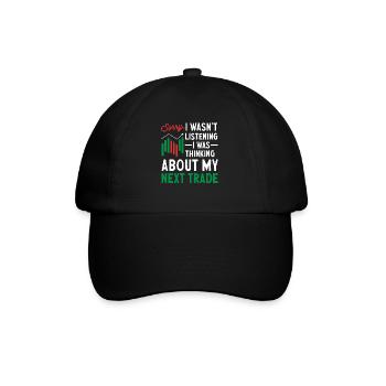 Trading Crypto Stock Market Investor Day Trader - Baseball Cap - black/black - Front