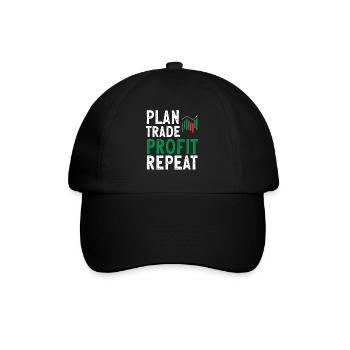 Trading Crypto Stock Market Investor Day Trader - Casquette classique - noir/noir - Devant