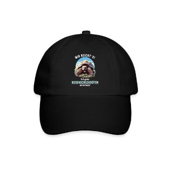 Giant tortoises Giant tortoise - Baseball Cap - black/black - Front