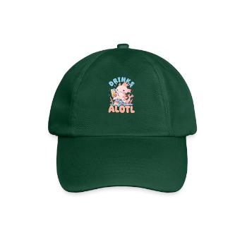 Axolotl Getränke Alotl - Baseballkappe - Flaschengrün - Vorne