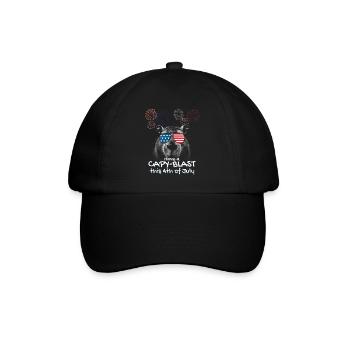 Amusez-vous Capy-Blast ce 4 juillet - Patriot - Casquette classique - noir/noir - Devant