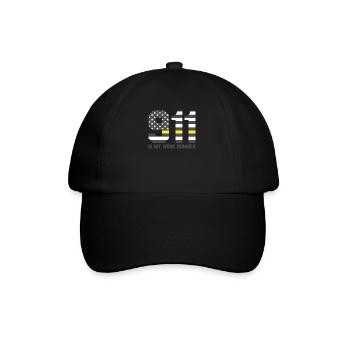 ist meine Arbeitsnummer Dispatcher Lustiger Dispat - Baseballkappe - Schwarz/Schwarz - Vorne
