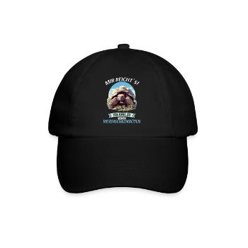 Giant tortoises Giant tortoise - Baseball Cap - black/black - Front