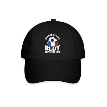 French French France - Baseball Cap - black/black - Front