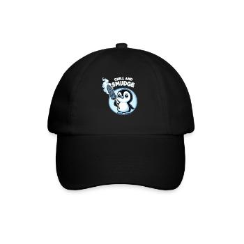 Smudge Sage Feder Spirituelle Hexerei Meditieren - Baseballkappe - Schwarz/Schwarz - Vorne