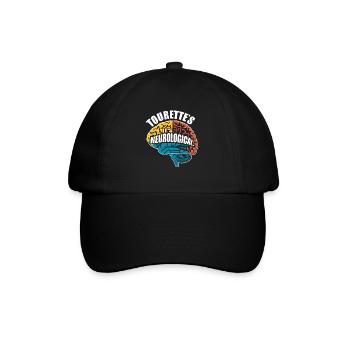 Tourette-syndrom-bewusstsein Neurodiverse - Baseballkappe - Schwarz/Schwarz - Vorne