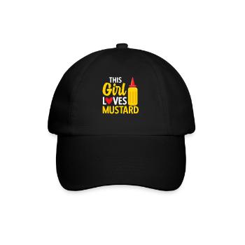 Senf Mustard - Baseballkappe - Schwarz/Schwarz - Vorne