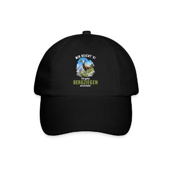 Alpine Goat Mountain Goats Mountain Goat - Baseball Cap - black/black - Front