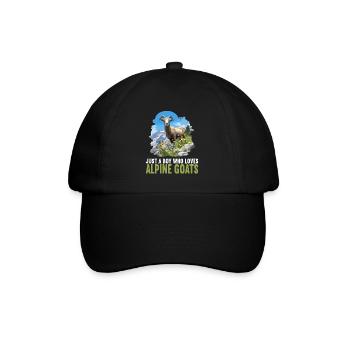 Alpine Goat Mountain Goats Mountain Goat - Baseball Cap - black/black - Front