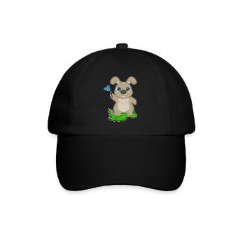 Rabbit Flag - Baseball Cap - black/black - Front