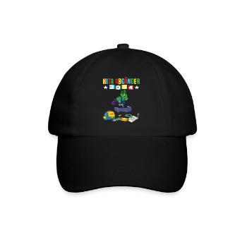 Sortants de la garderie 2024 Inscription à l’école 2024 - Casquette classique - noir/noir - Devant