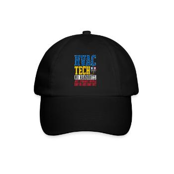 Chauffage, Climatisation, Ventilation, Technicien - Casquette classique - noir/noir - Devant