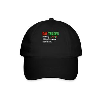 Day Trader Funny Définition Chandelier - Casquette classique - noir/noir - Devant