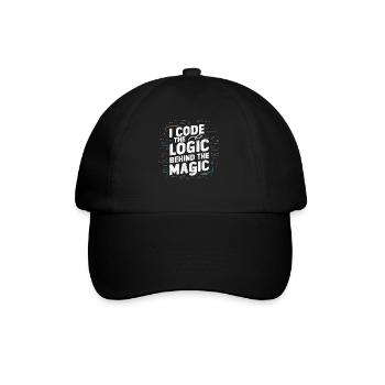 Programmeur logiciel de programmation backend - Casquette classique - noir/noir - Devant