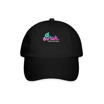 Bruh Formerly Known As Mom - Baseball Cap - black/black - Front