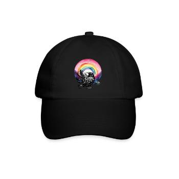 Corbeaux arc-en-ciel Corbeaux Corbeau Printemps corbeau - Casquette classique - noir/noir - Devant