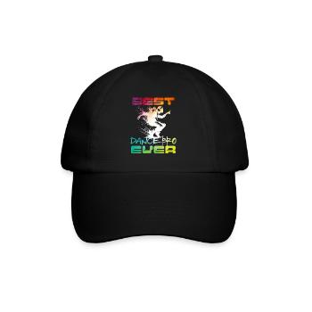 Best Dance Bro Ever Cool Dancer - Baseballkappe - Schwarz/Schwarz - Vorne