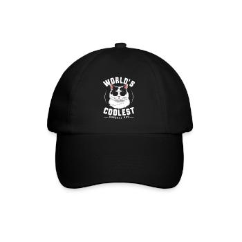 Katze Ragdoll Geschenk - Baseballkappe - Schwarz/Schwarz - Vorne