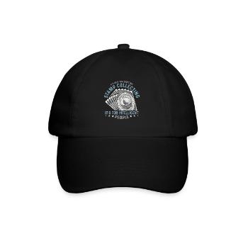 Stamp Collector It's Ok If You Don't Philately - Baseball Cap - black/black - Front