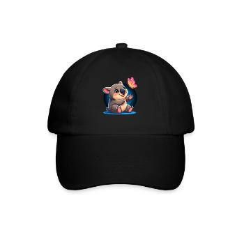 Se sentir Wombat-Tastic aujourd’hui - Wombat drôle - Casquette classique - noir/noir - Devant