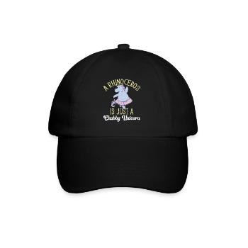 Rhino Rhino Unicorn - Baseball Cap - black/black - Front