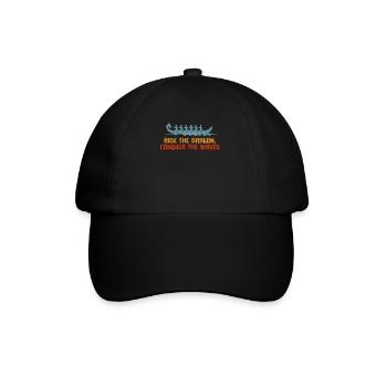 Ride The Dragon, Conquer The Waves - Baseball Cap - black/black - Front