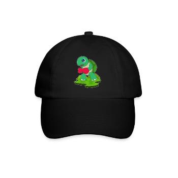 Turtle Boxer Boxing Gloves Boxing - Baseball Cap - black/black - Front