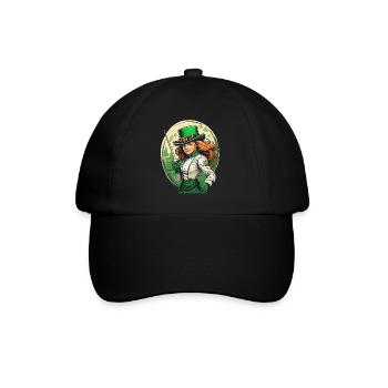 Clôture Trèfle de la Saint-Patrick - Casquette classique - noir/noir - Devant