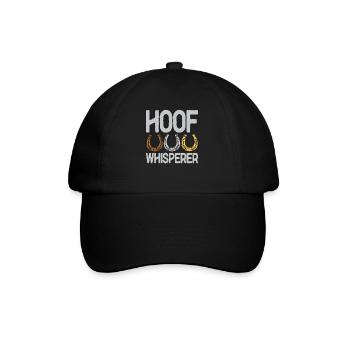 Farrier Horseshoe Horseshoeing - Baseball Cap - black/black - Front
