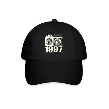 Vintage, 1997, Rétro, Cadeau d’anniversaire, 1997 - Casquette classique - noir/noir - Devant