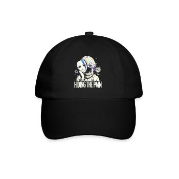 Art de l’anime et esthétique gothique pour la mode alternative - Casquette classique - noir/noir - Devant