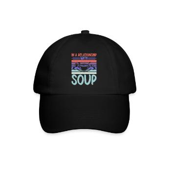 Soup Lovers Gifts - Baseball Cap - black/black - Front