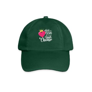 Breast Cancer Awareness Month Pink Ribbon Chemo - Baseball Cap - bottle green - Front