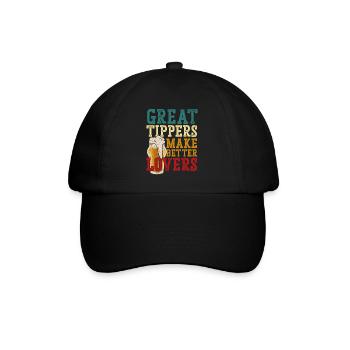 Bartender Mixologist Great Tippers - Baseball Cap - black/black - Front