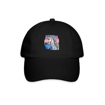 Unicorn Unicorns Mythical Creatures Mythical Animals Child Horse - Baseball Cap - black/black - Front