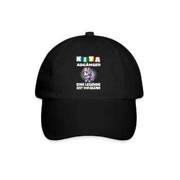 KITA Leavers School Child School Enrollment - Baseball Cap - black/black - Front