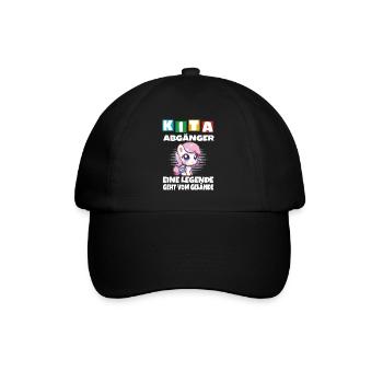 KITA Leavers School Child School Enrollment - Baseball Cap - black/black - Front