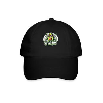 Bonne humeur avec nos vibrations d’avocat - Casquette classique - noir/noir - Devant